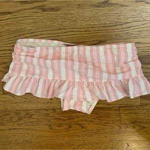 Juicy Couture Pink and White Stripe Bathing Suit Bottom